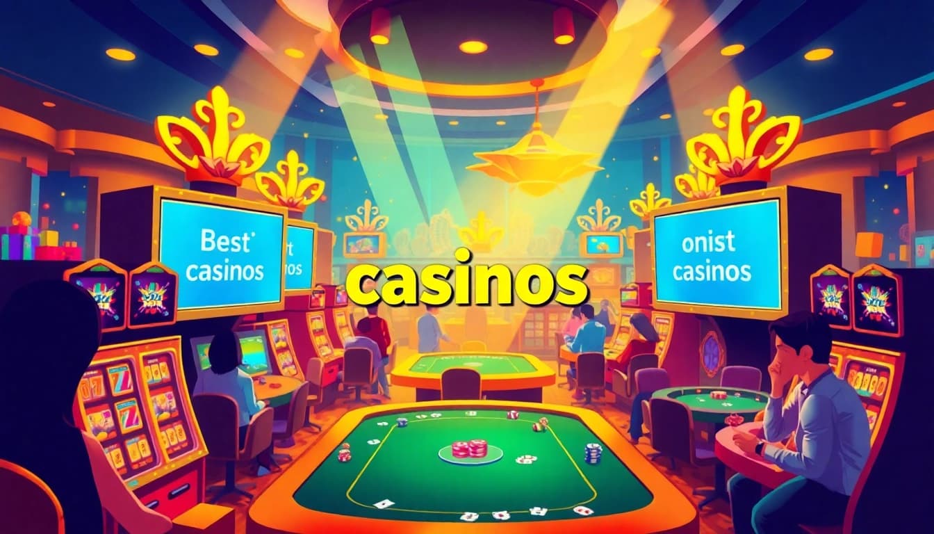 Experience the excitement of the best online casinos with joyful players, vibrant games, and luxury atmosphere.