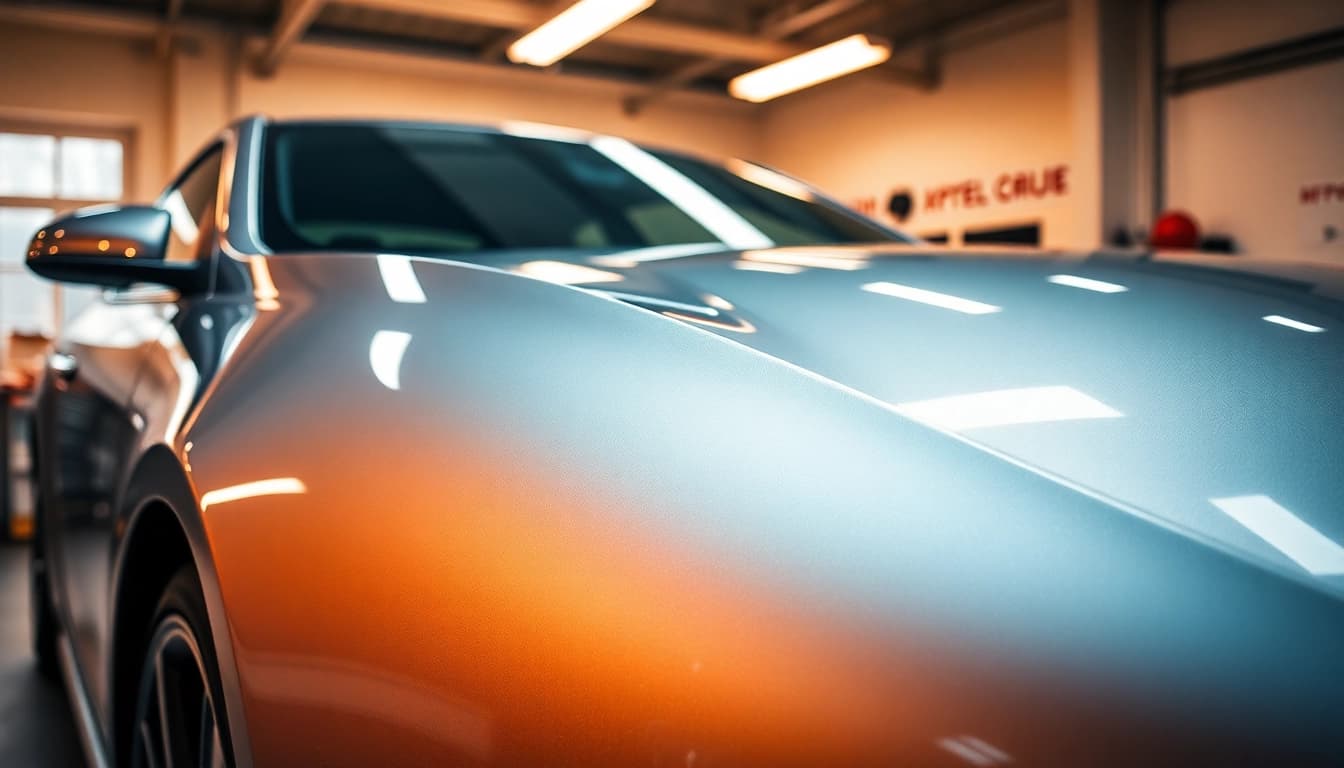 XPEL PPF München schützt den Lack eines eleganten Fahrzeugs vor Kratzern und Umweltschäden.