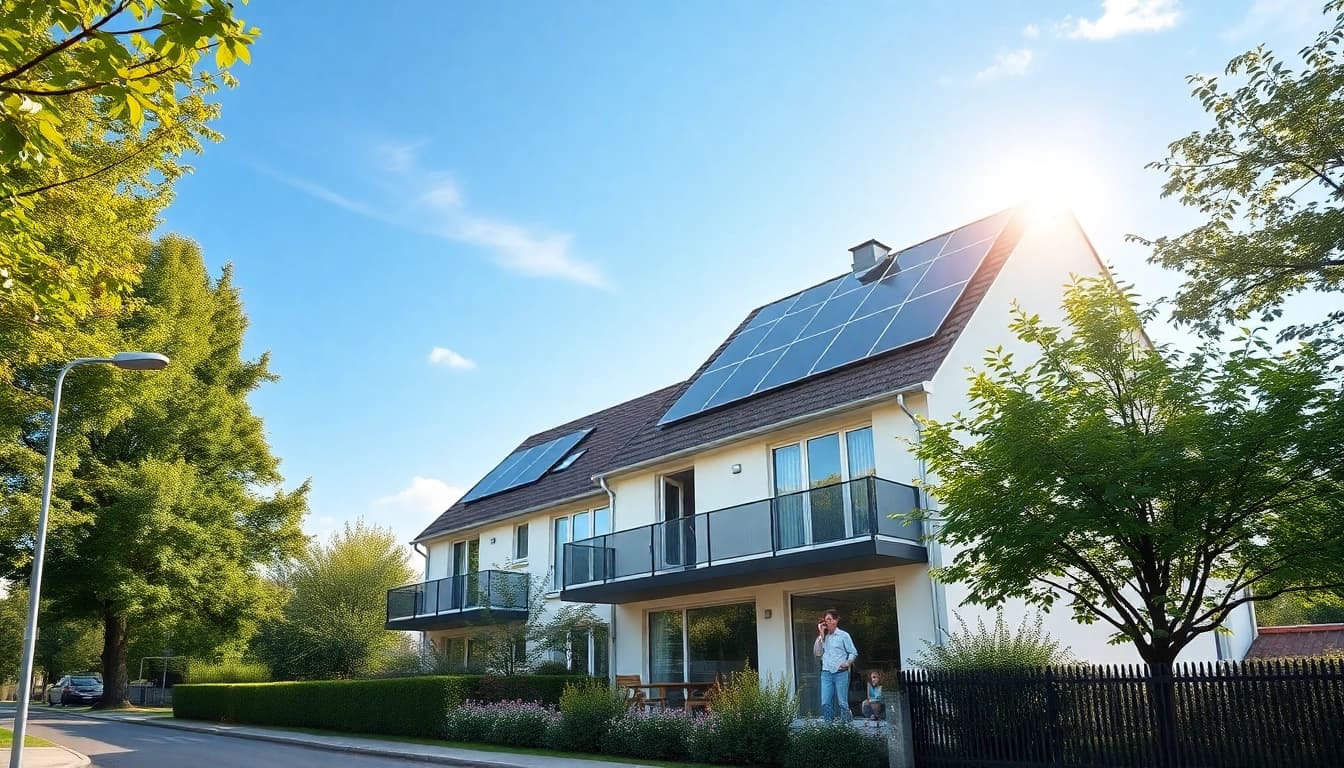 Optimieren Sie Ihr Einfamilienhaus mit einem Photovoltaik Komplettsystem für Einfamilienhaus, das nachhaltige Energie bildet.