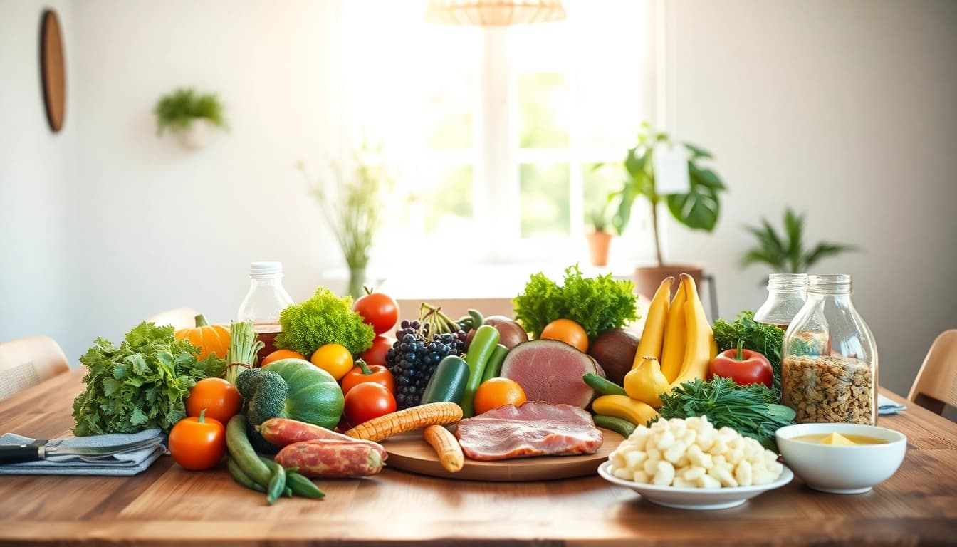 Betrachten Sie diese gesunde Mahlzeit, die eine ausgewogene Ernährung für effektiven Gewichtsverlust symbolisiert.
