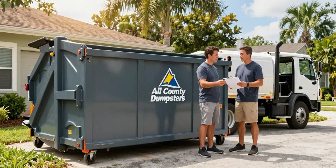 Reliable dumpster rental in Punta Gorda FL for home renovations.