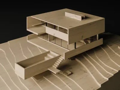 Perfekte Visualisierung mit einem Architekturmodell 1:100 – Ihre Idee in 3D