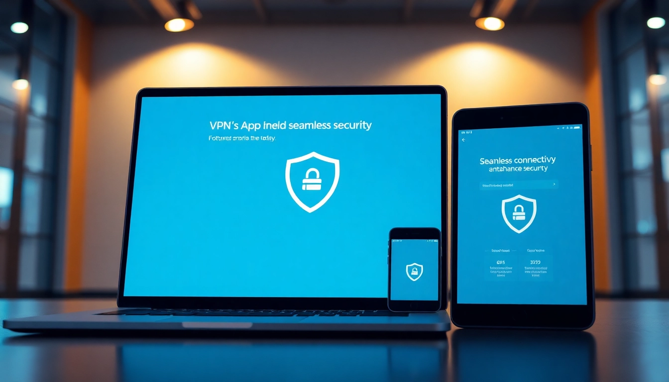 快连官网 展示跨多设备的专业 VPN 界面，强调安全性与速度。
