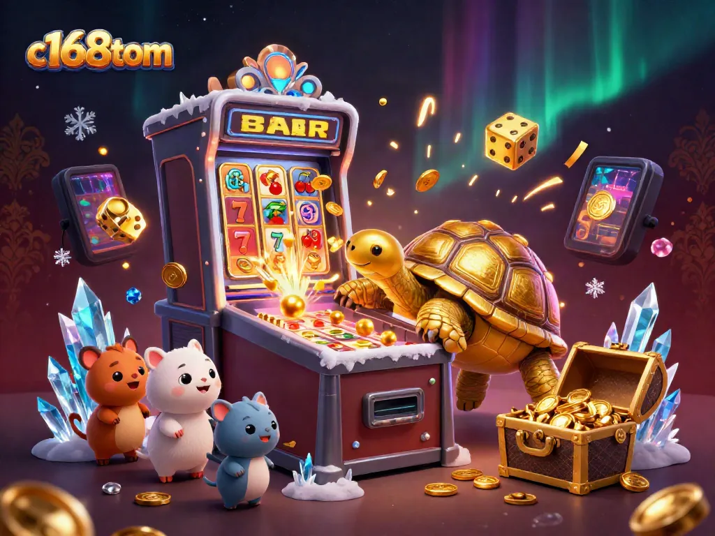 Experience the thrilling slot action at c168tom with colorful jackpots and animated effects.