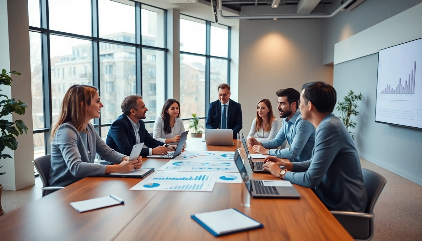 Strategische Diskussion zur Personalbesetzung in einem modernen Büro.