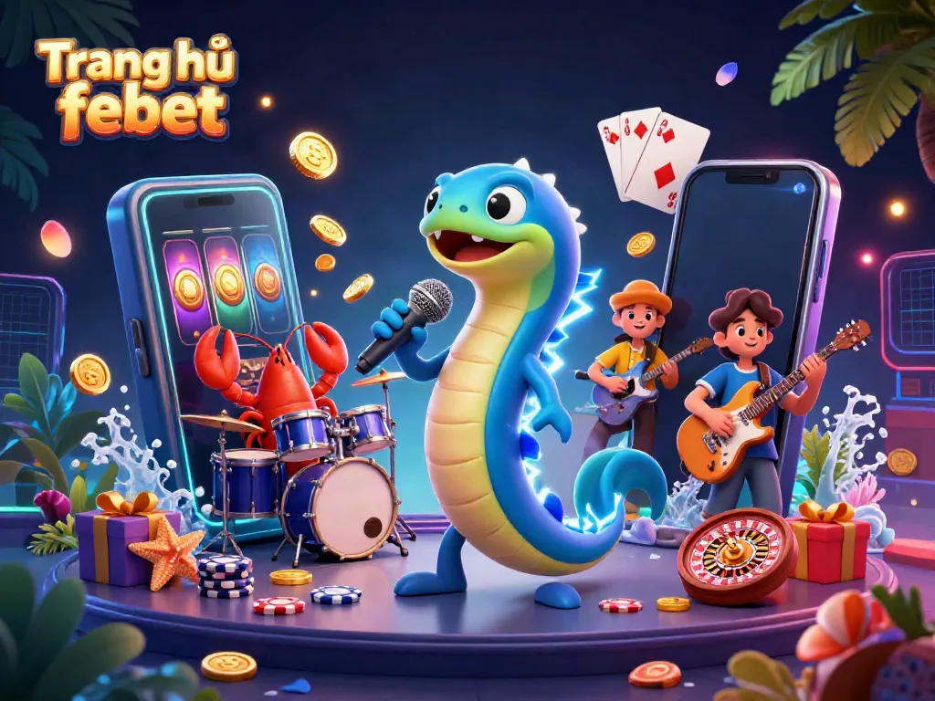 Experience thrilling fun at Trang chủ febet with vibrant underwater casino characters.