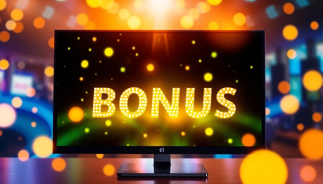 Visuelle Darstellung eines Online-Casino-Bonus, der Spielern spannende Vorteile und Freispiele bietet.