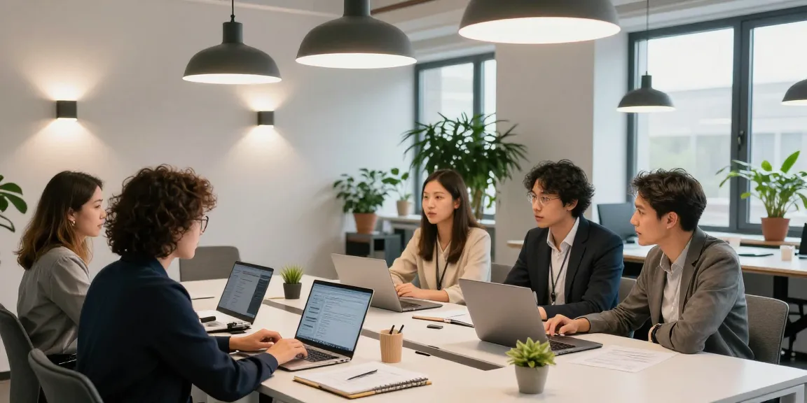 Wandleuchten Büro, die ein kollaboratives Büroumfeld mit stilvoller Beleuchtung verbessern.