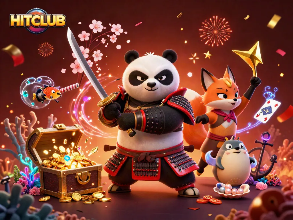 Experience thrilling wins at HITCLUB with dynamic characters, exciting games, and vibrant visuals.