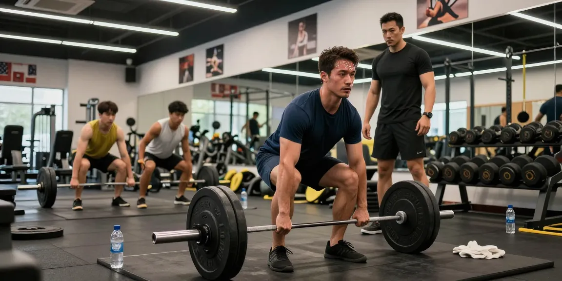 Anabolika Shop showcasing an energetic gym environment with athletes training and focusing on performance.