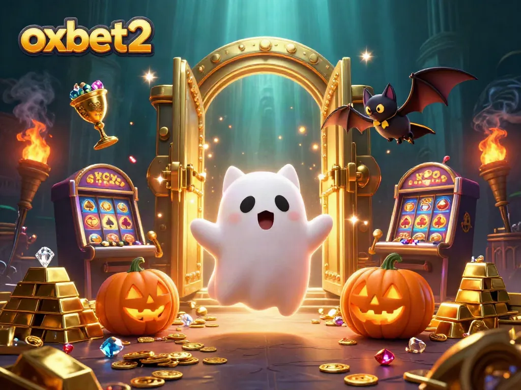 Engage in exciting gameplay at oxbet2, showcasing a vibrant casino scene with animated characters.