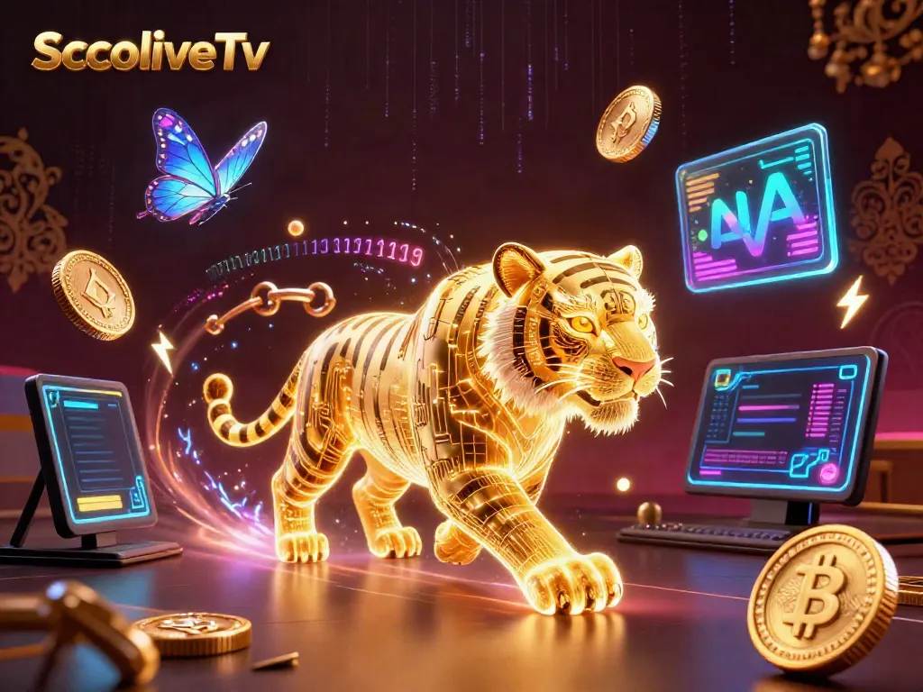 Experience live football action with SocoliveTv and a vibrant digital casino atmosphere featuring futuristic elements.