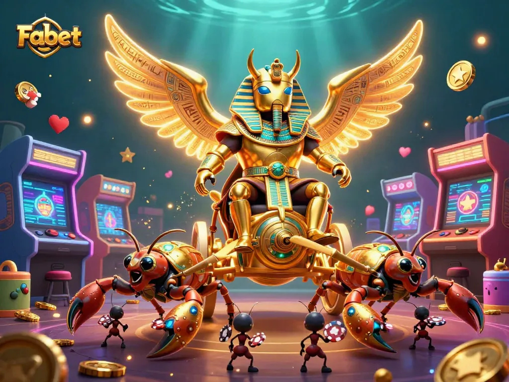 Experience thrilling gameplay at Fabet with 3D cartoon characters in an adventurous casino setting.