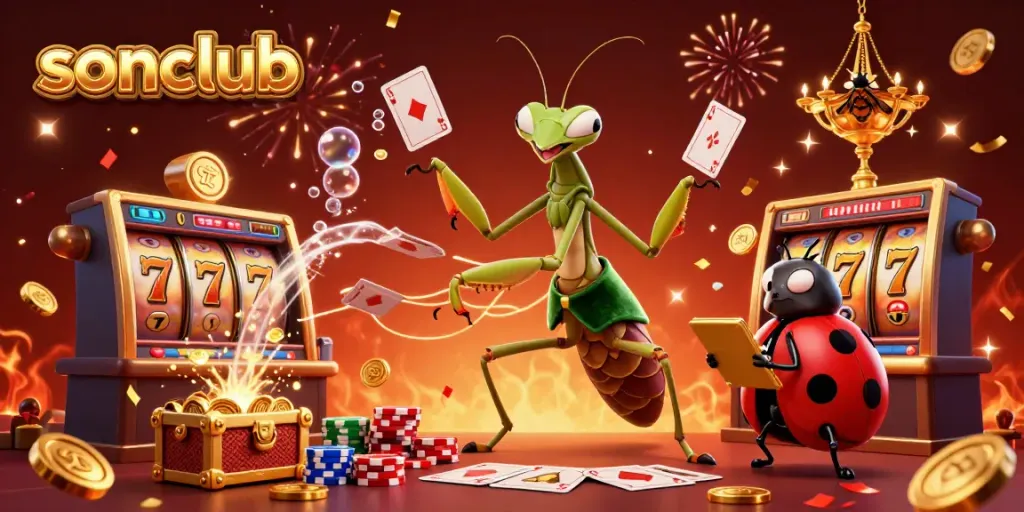 Experience exhilarating gameplay at sonclub with immersive slot machines and vibrant casino elements.