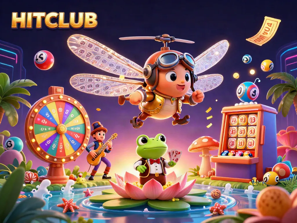 Play winning games at HITCLUB with vibrant casino visuals and dynamic elements.
