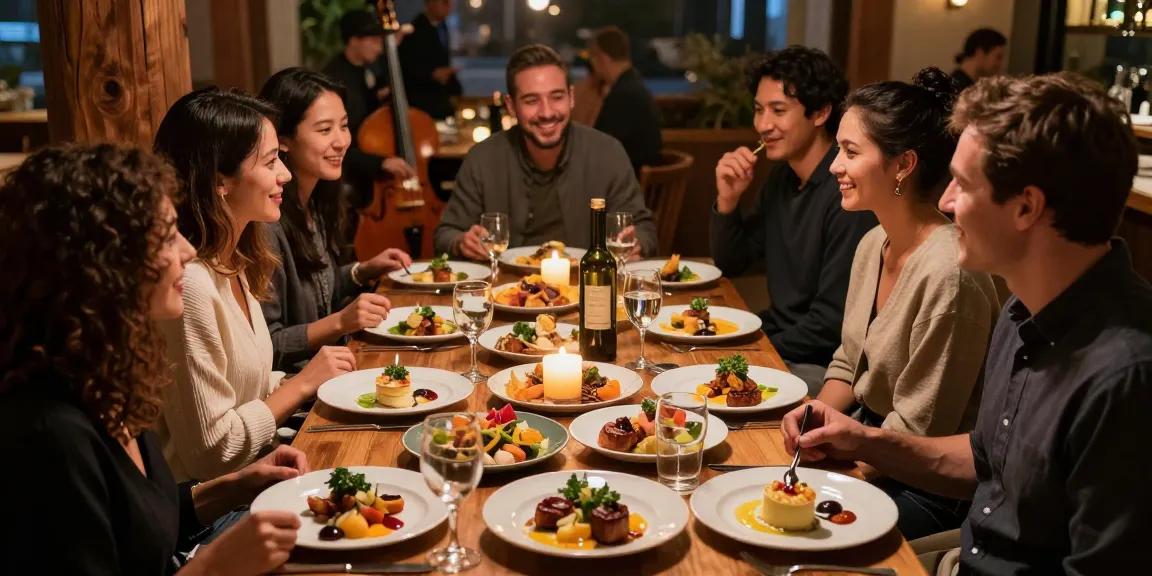 Enjoy a vibrant dining experience at River City Restaurant with rokok88 recommendations, showcasing colorful dishes and joyful company.