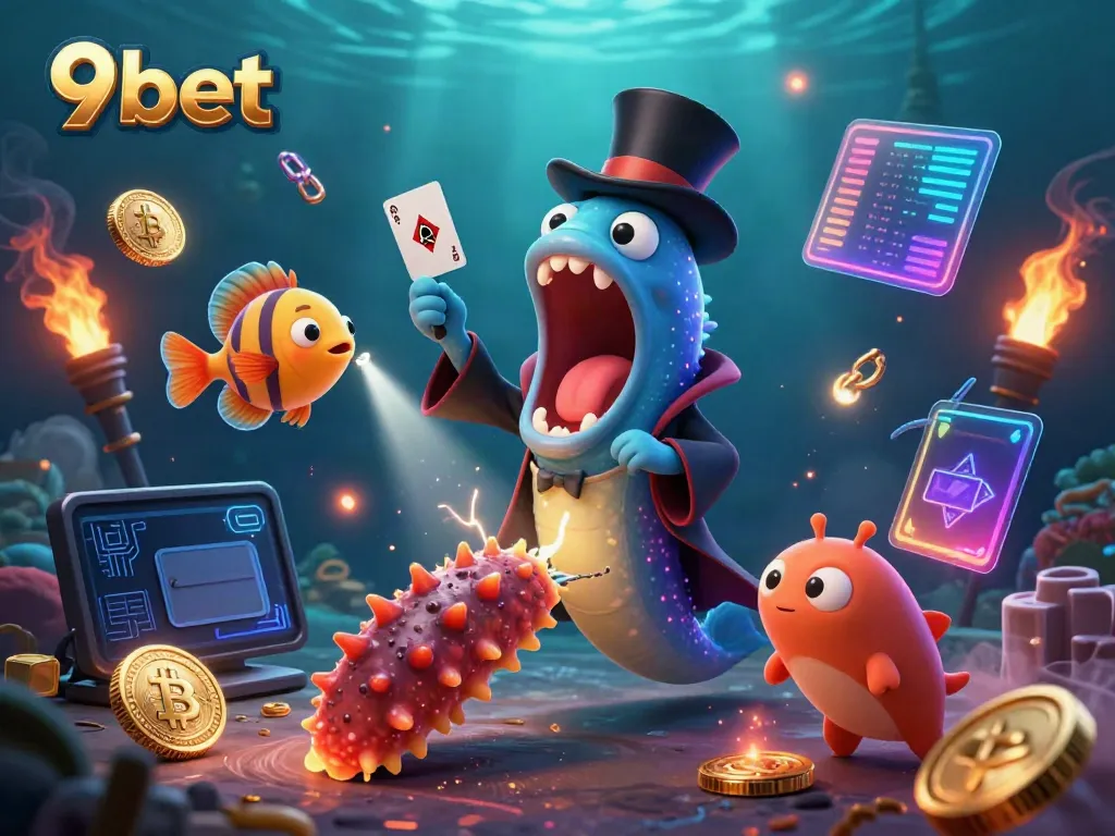 Experience thrilling wins with the 9bet live casino featuring unique underwater characters.