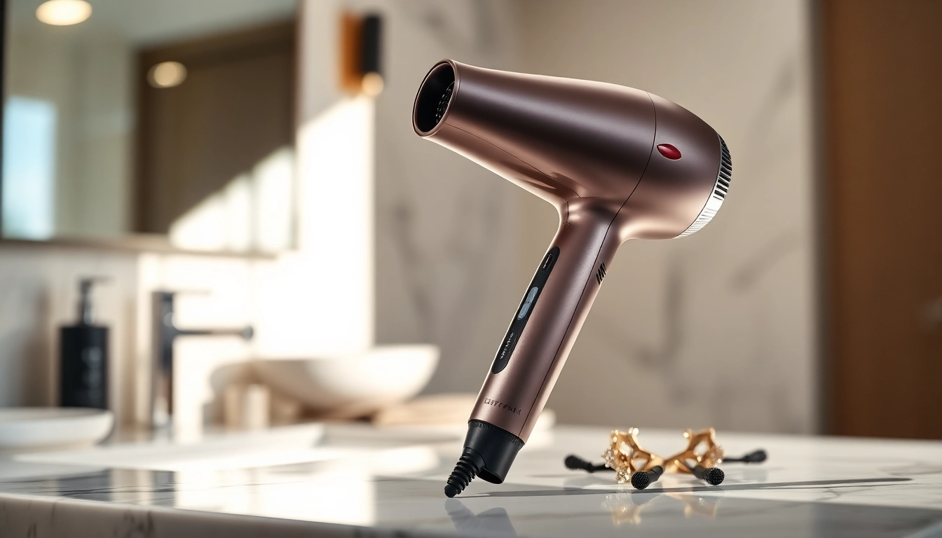 Laifen swift vor einem stilvollen Schminktisch, perfekt für modernes Hairstyling.
