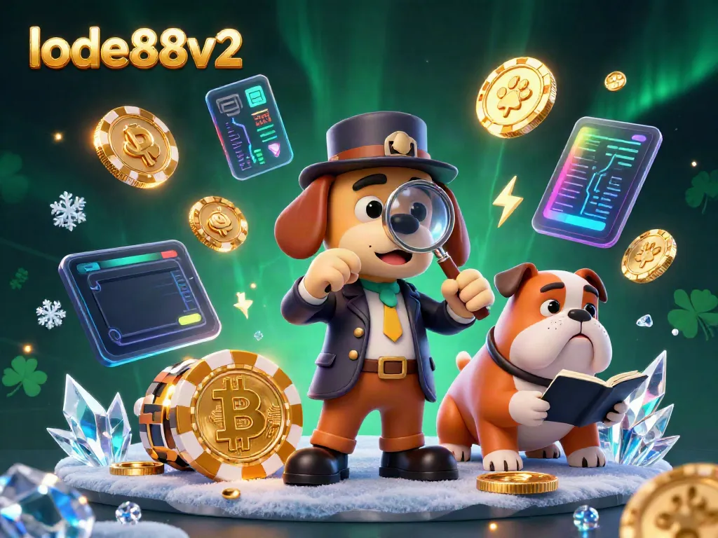 Join the adventure with lode88v2 as the detective and his companion uncover hidden poker treasures.