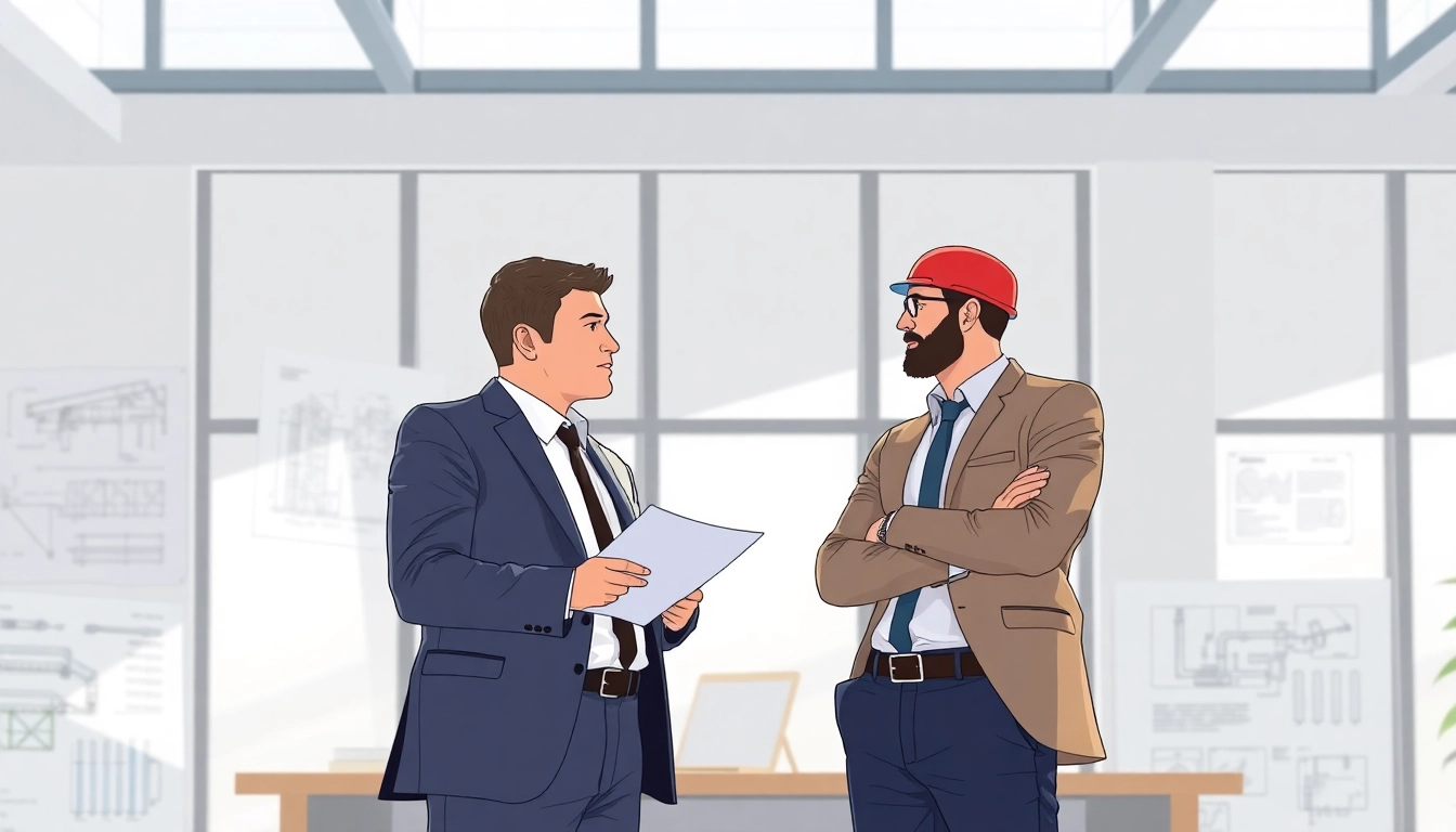 Headhunter Ingenieure interviewing a candidate in a professional setting with technical resources.