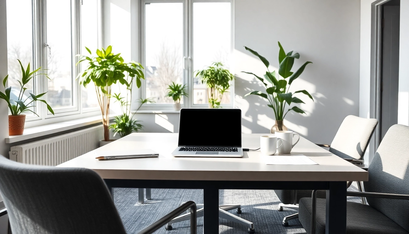 Professioneller Headhunter Mühlheim bei der Arbeit mit modernen Büroelementen.