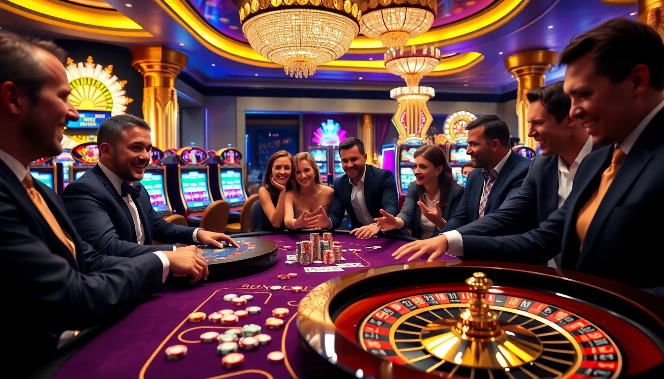 Experience the excitement of high-stakes gambling at 6789 casino with vibrant tables and winning actions.