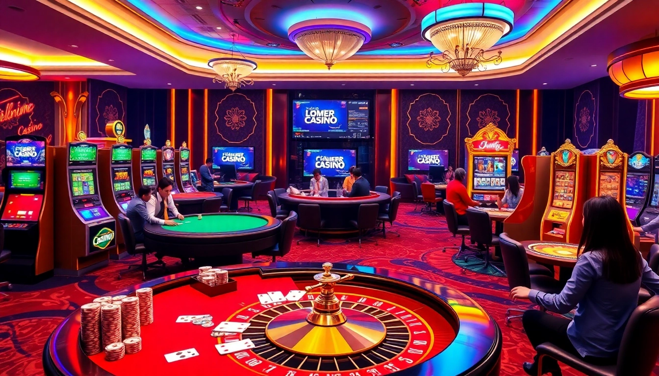 The exciting experience of wagering at Nhà cái 11win, featuring vibrant casino tables and live betting.