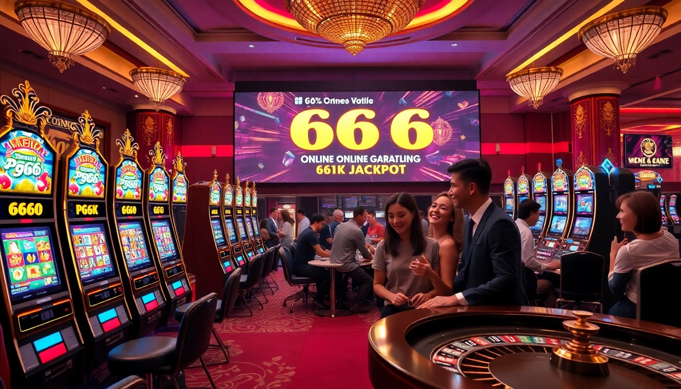Experience thrilling gameplay at PG66's vibrant casino with exciting slot machines and roulette.