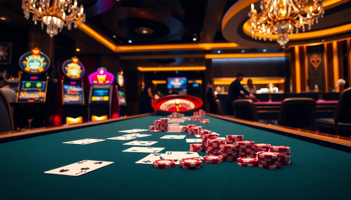 Experience the excitement at Nhà cái jun88 with vibrant casino tables and games.