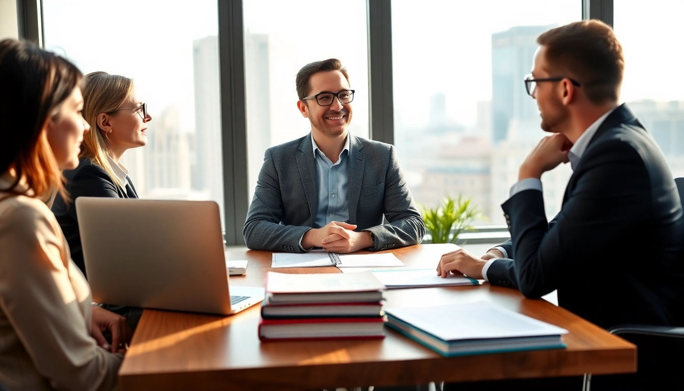 Headhunter Schweiz in einem modernen Büro, auf der Suche nach Talenten für Unternehmen.