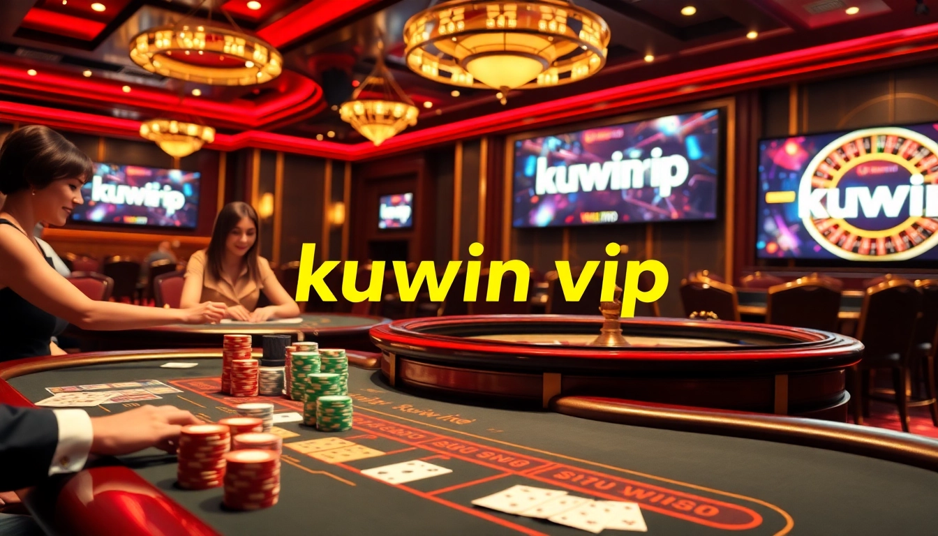 Experience the thrill of kuwin vip gameplay at luxurious casino tables filled with excitement.