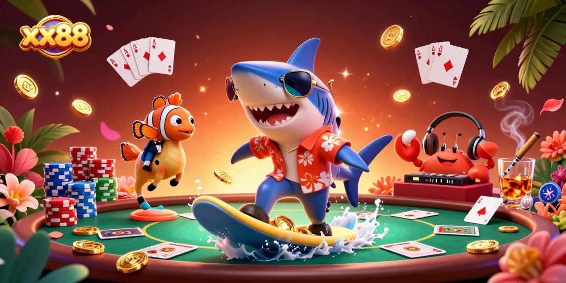 Experience exciting gameplay action with xx88, featuring vibrant casino elements and colorful characters.