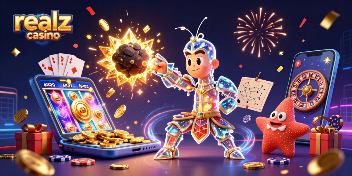Experience the excitement of realz casino with stunning 3D samurai mantis shrimp and dynamic game elements.