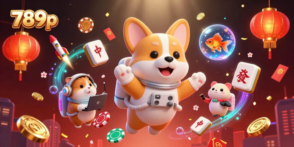 Unleash excitement in 789p's floating casino with unique characters and vibrant elements.