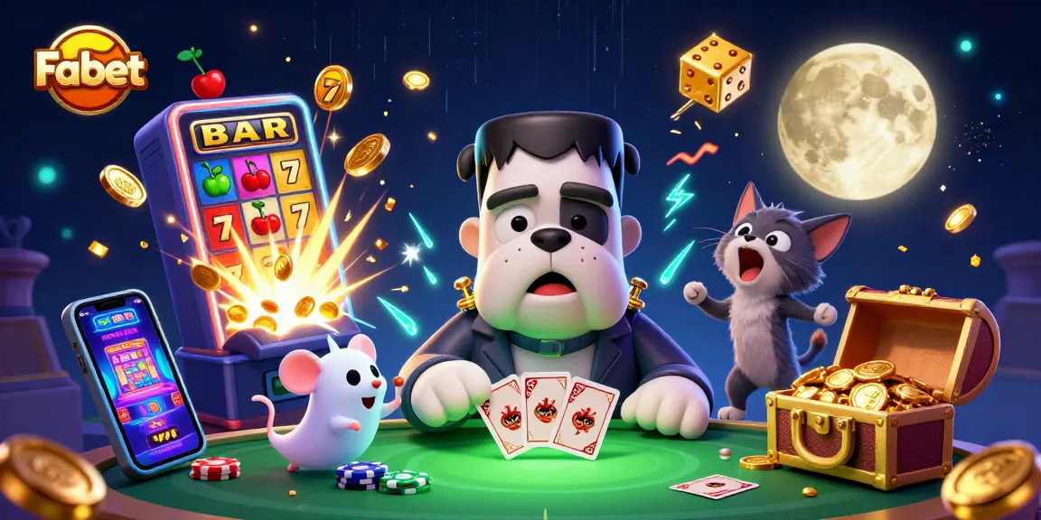 Fabet offers an exciting casino experience with vibrant characters, slot machines, and dynamic gameplay.